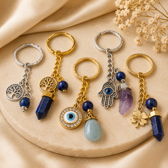 Gemstone Keyrings
